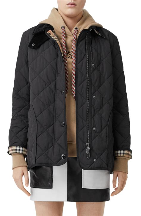 nordstrom burberry jackets|burberry quilted jacket outlet.